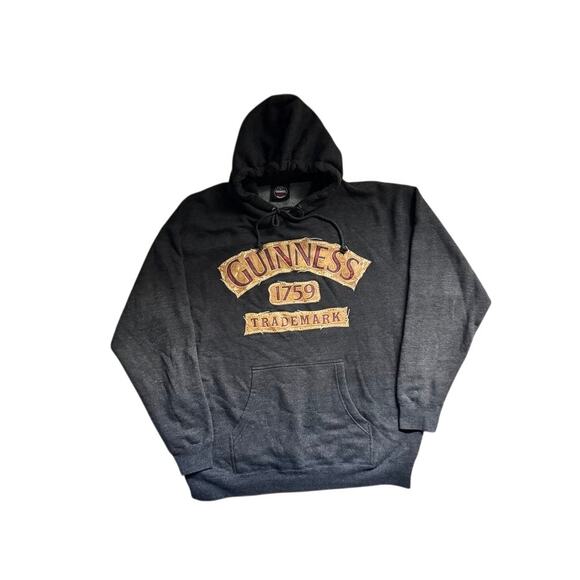 Guinness 1759 Trademark Gray Hoodie Pullover Sweatshirt Men’s XL Unisex - Picture 8 of 16